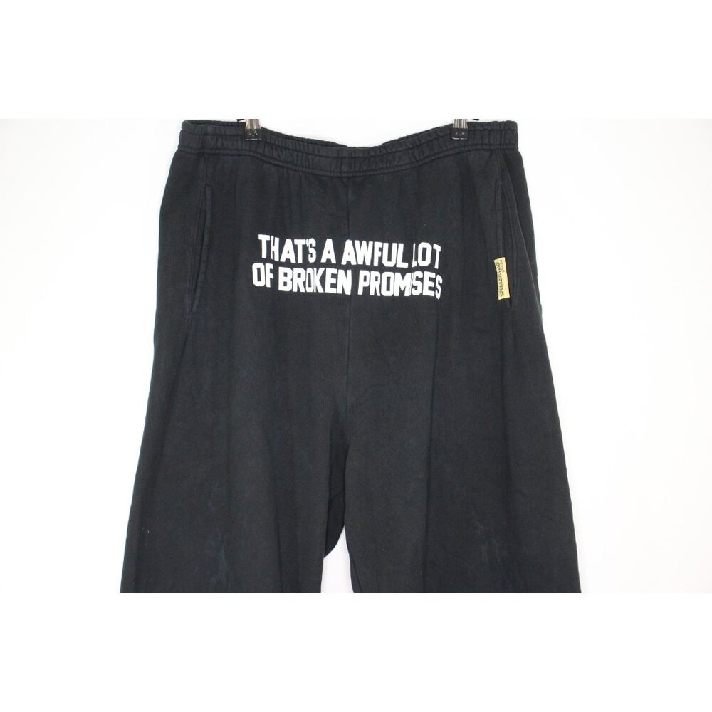 Thats Awful A Lot Of Cough Syrup x Broken Promises Mens Med Sweatpants NEW F1288 - Picture 3 of 6